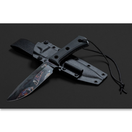 TRC Knives Apocalypse V4E Apo Finish ナイフ, Black G10