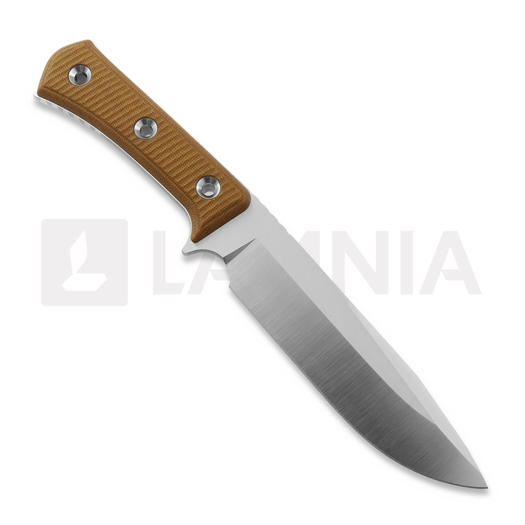 มีด TRC Knives Apocalypse V4E Natural Canvas Micarta