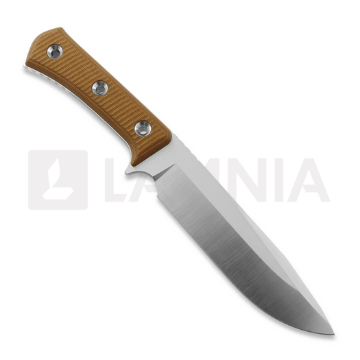 Nuga TRC Knives Apocalypse V4E Natural Canvas Micarta