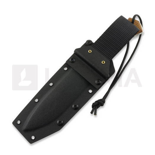มีด TRC Knives Apocalypse V4E Natural Canvas Micarta