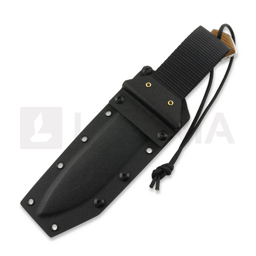 TRC Knives Apocalypse V4E Natural Canvas Micarta ナイフ