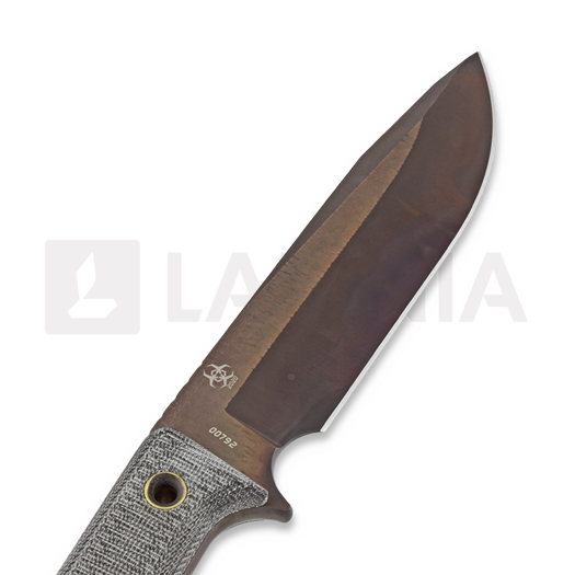 TRC Knives Apocalypse Virus Edition veitsi, nahkatuppi