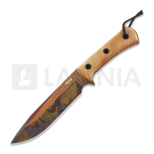 Cuchillo TRC Knives Apocalypse Virus Edition, natural micarta