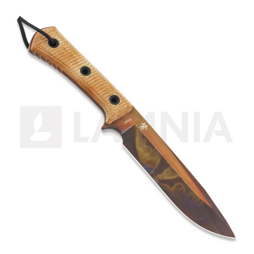มีด TRC Knives Apocalypse Virus Edition, natural micarta