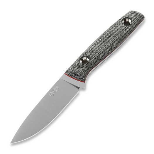 TRC Knives Classic Freedom FFG M390 satin nož, black micarta red liner