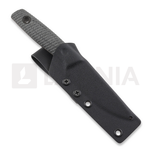 TRC Knives Classic Freedom M390 Apo finish peilis, black canvas micarta