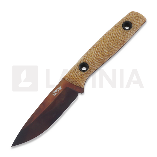 TRC Knives Classic Freedom M390 Apo finish knife, natural micarta