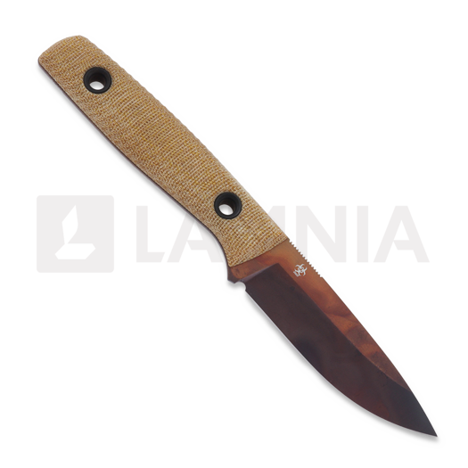 TRC Knives Classic Freedom M390 Apo finish peilis, natural micarta