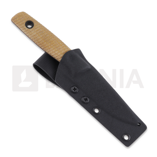 TRC Knives Classic Freedom M390 Apo finish peilis, natural micarta