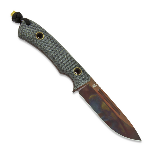 มีด TRC Knives K-1s Virus Edition, black micarta