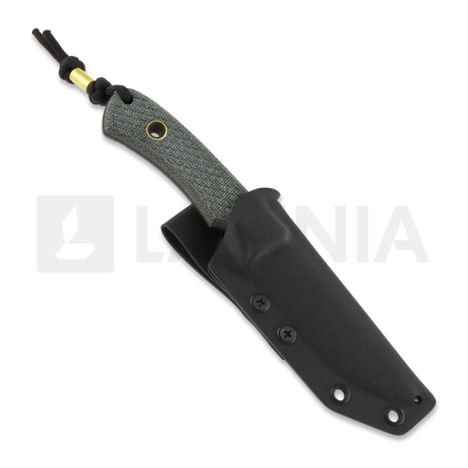 TRC Knives K-1s Virus Edition veitsi, black micarta