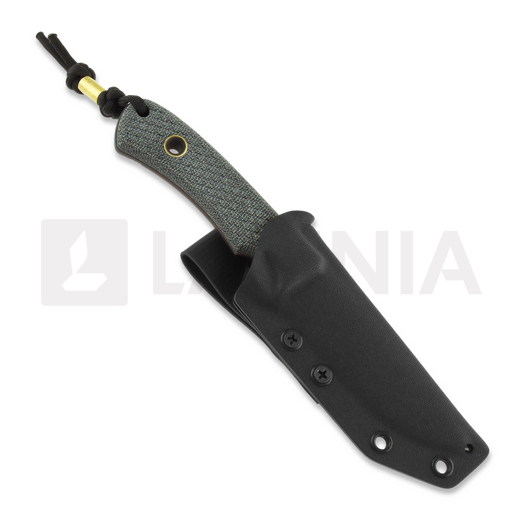 มีด TRC Knives K-1s Virus Edition, black micarta
