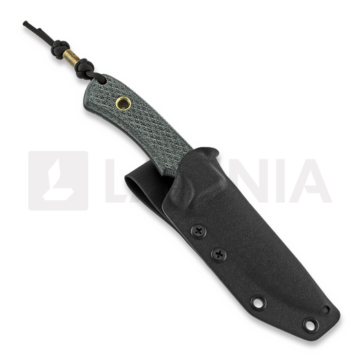 TRC Knives K-1s Virus Edition veitsi, black micarta