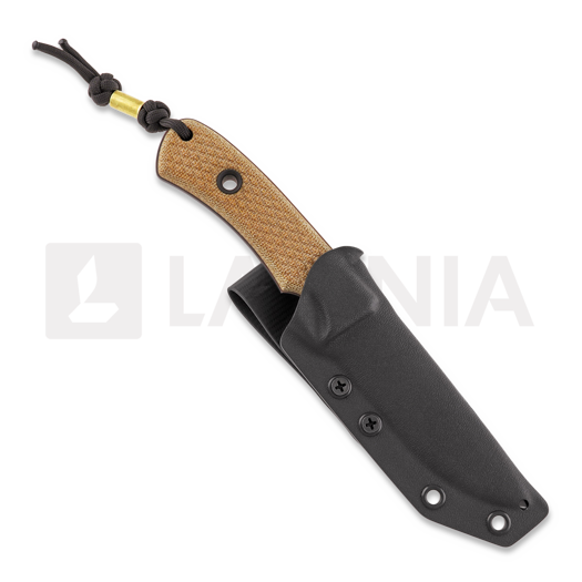 TRC Knives K-1s Virus Edition veitsi, natural canvas micarta