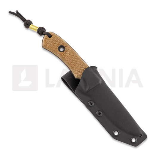TRC Knives K-1s Virus Edition Messer, natural canvas micarta