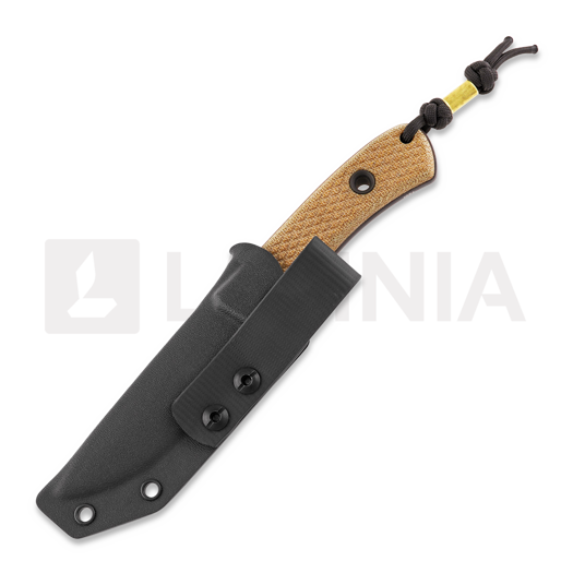 TRC Knives K-1s Virus Edition veitsi, natural canvas micarta