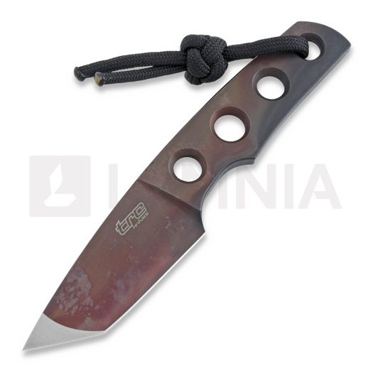 TRC Knives Mini Tanto M390 Apocalyptic peilis, kabinamas ant kaklo
