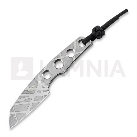 TRC Knives Mini Wharncliffe Elmax Etched Lamnia Edition 넥 나이프