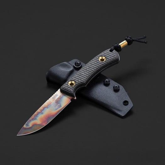 TRC Knives Polheim Post Apocalyptic finish kniv