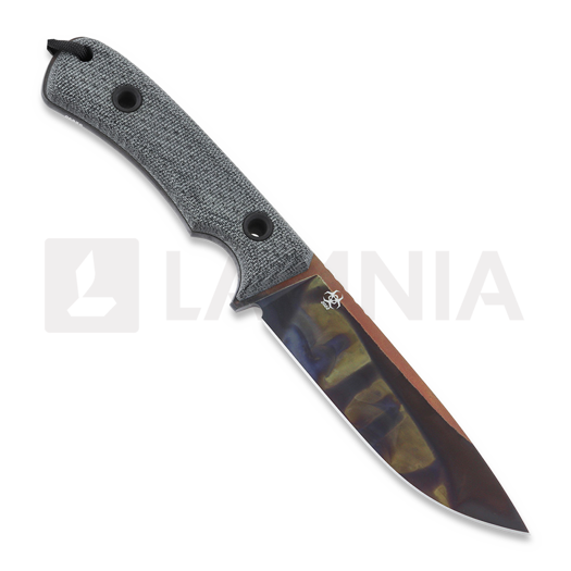 TRC Knives South Pole Apo finish peilis, black micarta