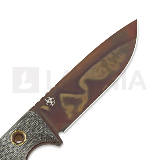 TRC Knives South Pole Apo finish peilis, black micarta