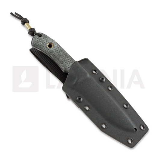 TRC Knives South Pole Apo finish peilis, black micarta