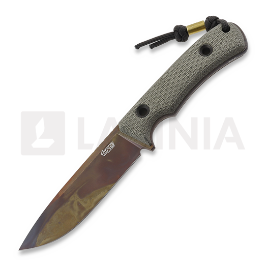 Ніж TRC Knives South Pole Apo finish, green canvas micarta