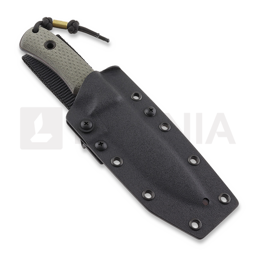 TRC Knives South Pole Apo finish peilis, green canvas micarta