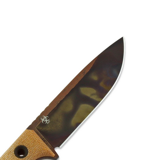 TRC Knives South Pole Apo finish peilis, natural micarta