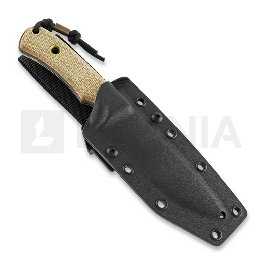 TRC Knives South Pole Apo finish peilis, natural micarta