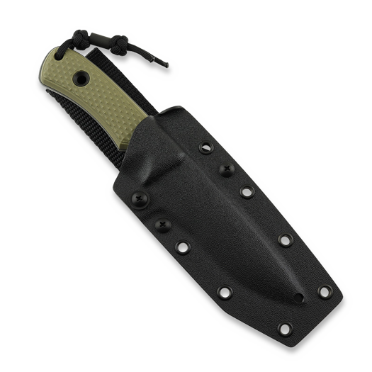 TRC Knives South Pole Vanadis 4E DLC puukko, OD Green G10