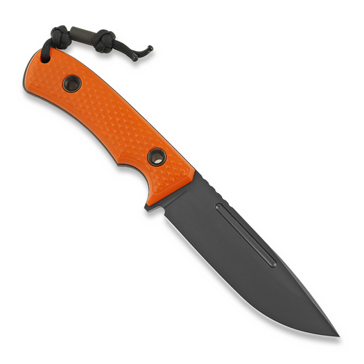 TRC Knives South Pole Vanadis V4E DLC Messer, orange G10