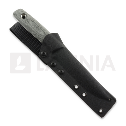 TRC Knives This Is Freedom 130mm k&eacute;s, black canvas micarta