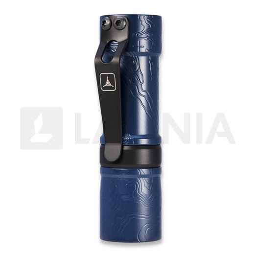 Triple Aught Design Barrel Mod 10-1 Milled TAD Edition Cobalt Topo flashlight