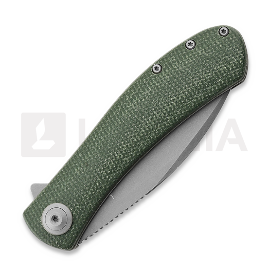 Trollsky Knives Mandu Green Micarta