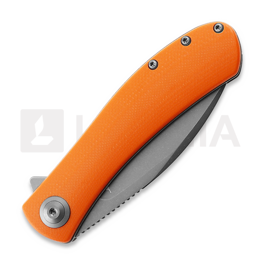 Trollsky Knives Mandu Orange G10 k&auml;&auml;nt&ouml;veitsi