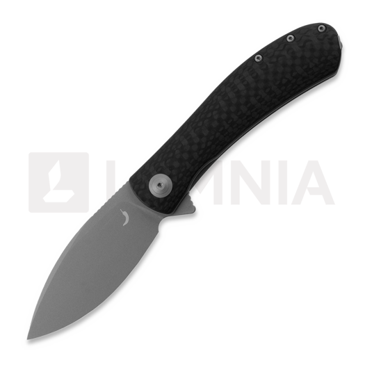 Trollsky Knives Mandu XL D2, Black Carbontex G-10, Dark Bead Blast