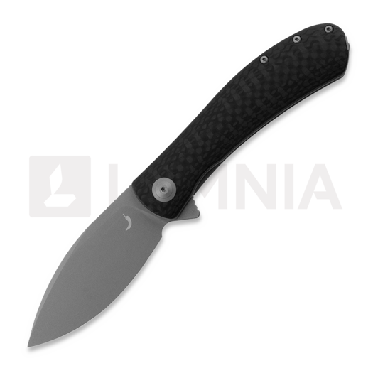 Trollsky Knives Mandu XL D2, Black Carbontex G-10, Dark Bead Blast