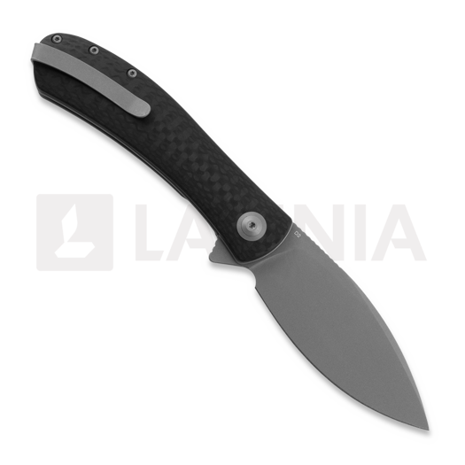 Trollsky Knives Mandu XL D2, Black Carbontex G-10, Dark Bead Blast