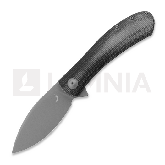 Trollsky Knives Mandu XL D2, Black Micarta, Dark Bead Blast