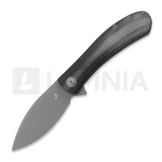Trollsky Knives Mandu XL D2, Black Micarta, Dark Bead Blast