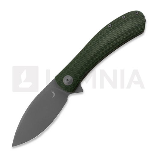 Trollsky Knives Mandu XL D2, Green Micarta, Dark Bead Blast