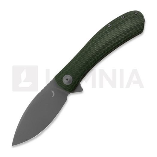 Trollsky Knives Mandu XL D2, Green Micarta, Dark Bead Blast