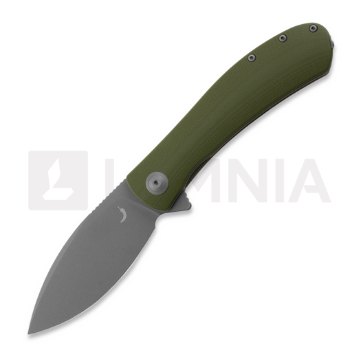 Trollsky Knives Mandu XL D2, OD Green G-10, Dark Bead Blast