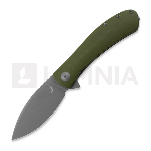 Trollsky Knives Mandu XL D2, OD Green G-10, Dark Bead Blast