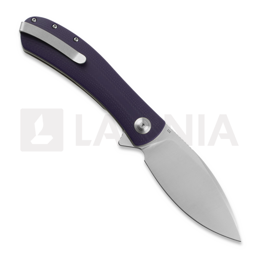 Trollsky Knives Mandu XL D2, Purple G-10, Satin