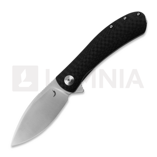 Trollsky Knives Mandu XL Magnacut, Black Carbontex G-10, Satin