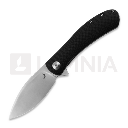 Trollsky Knives Mandu XL Magnacut, Black Carbontex G-10, Satin