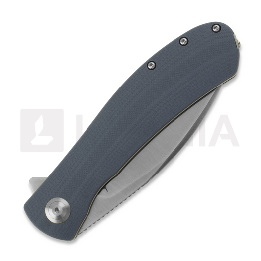 Trollsky Knives Mandu XL Magnacut, Gray G-10, Satin