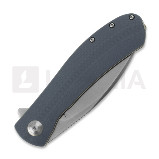Trollsky Knives Mandu XL Magnacut, Gray G-10, Satin